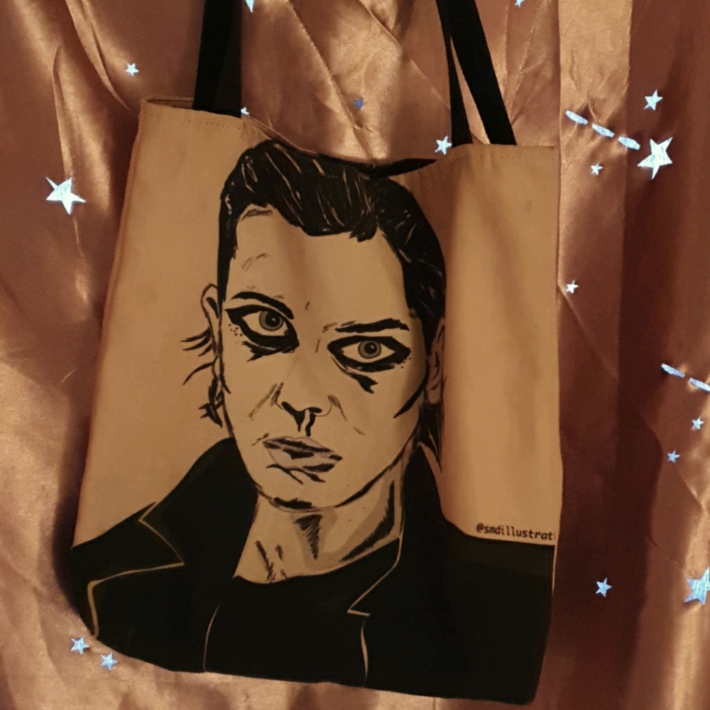 🎀Stranger Things artistic tote bag🎀